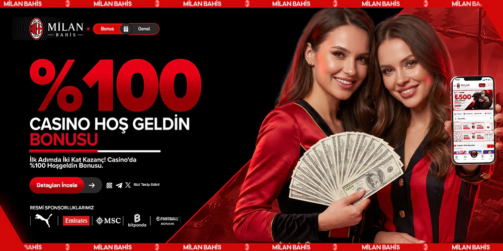 Milan Bahis - Casino Hoş Geldin Bonusu